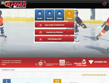 Tablet Screenshot of hockeyrimouski.qc.ca